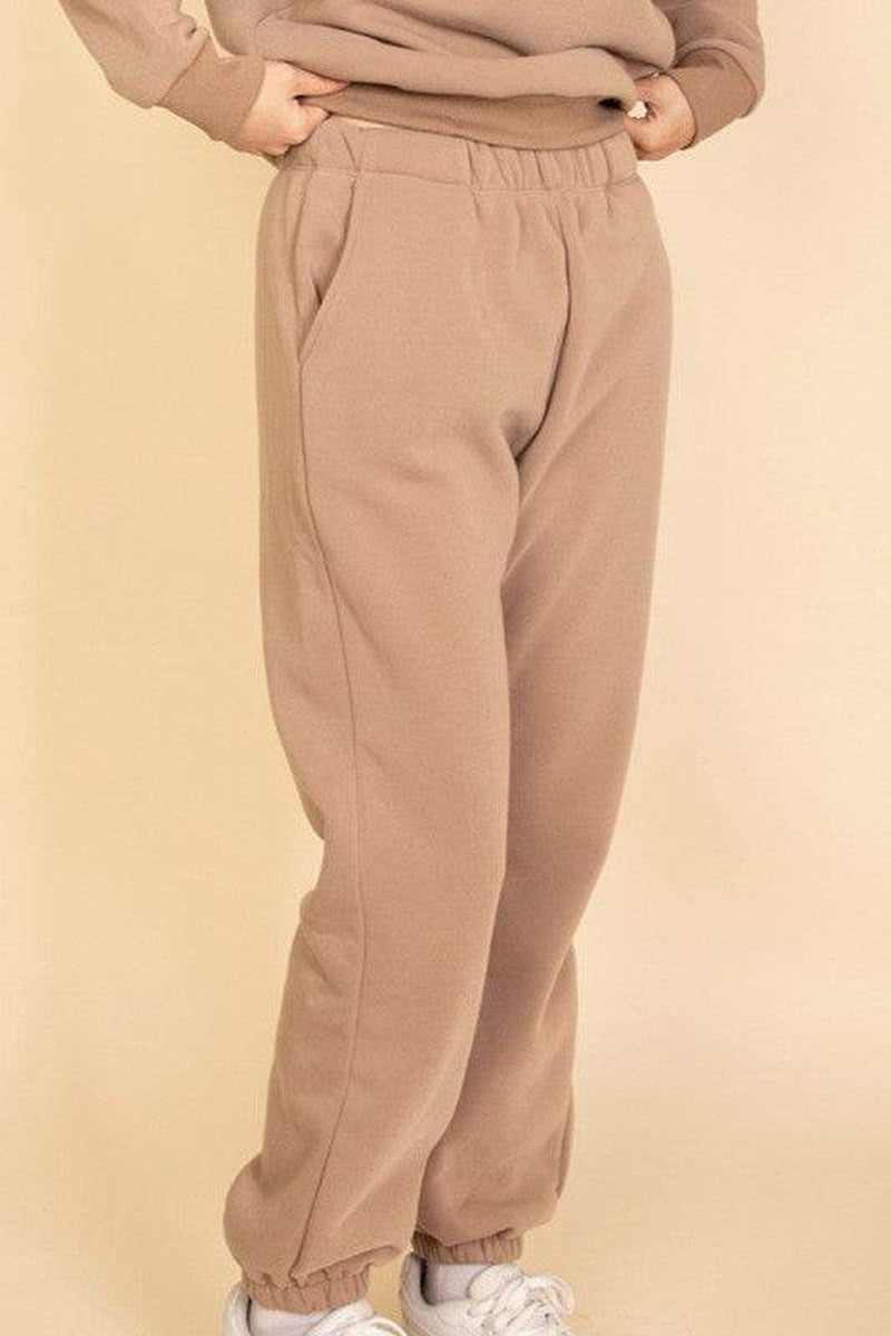 Drawstring Waist Sweatpants
