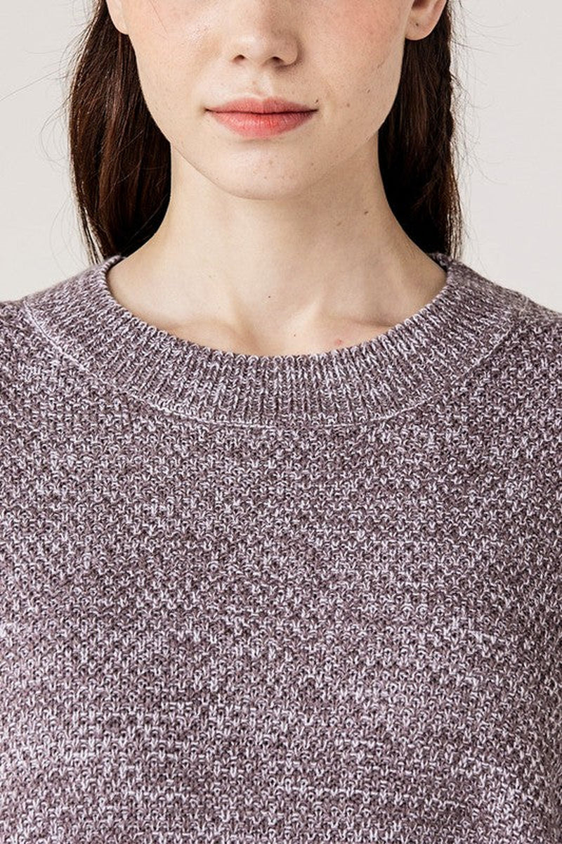 Round Neck Balloon Sleeve Sweater