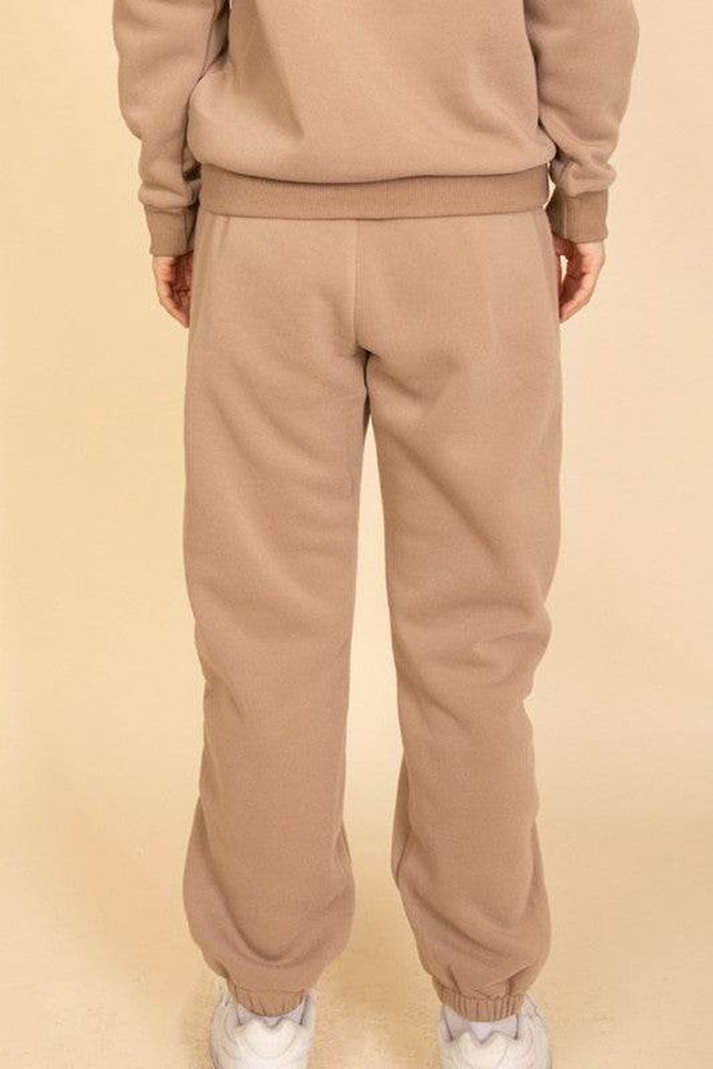 Drawstring Waist Sweatpants