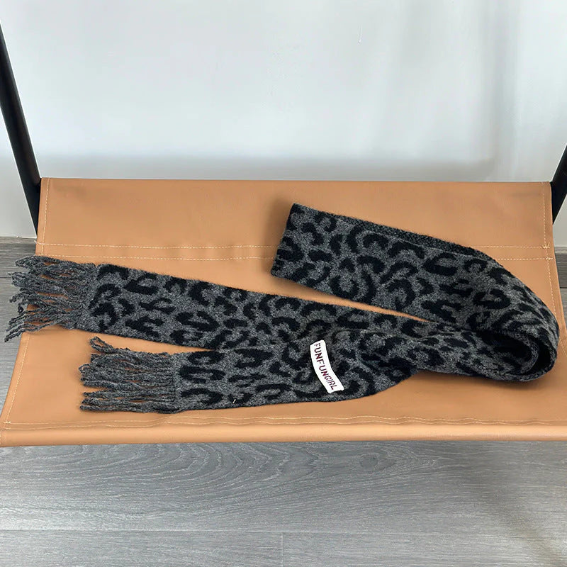 Korean Style Wool Knit Scarf