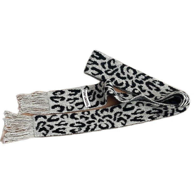 Korean Style Wool Knit Scarf