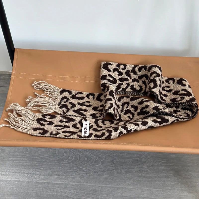 Korean Style Wool Knit Scarf