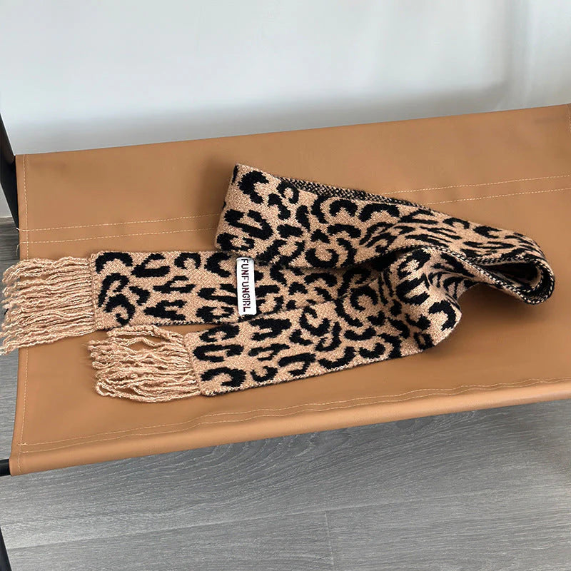 Korean Style Wool Knit Scarf