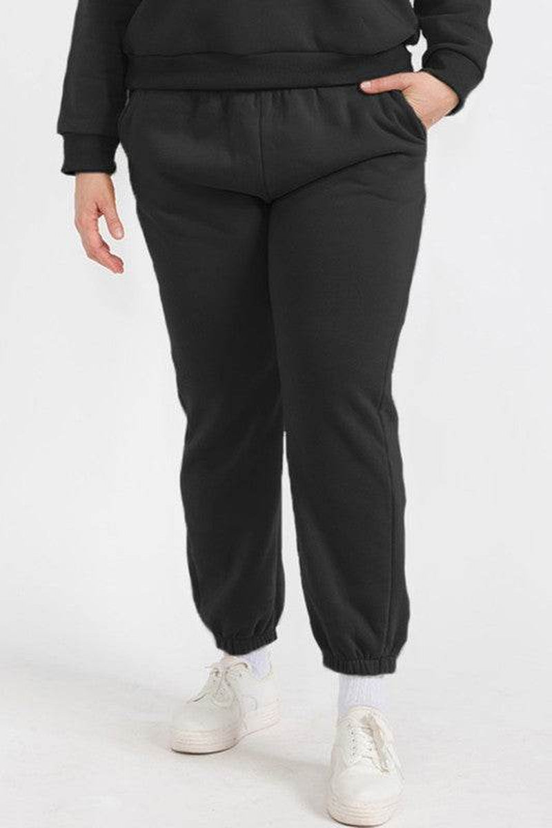 Plus Size Fleece Joggers