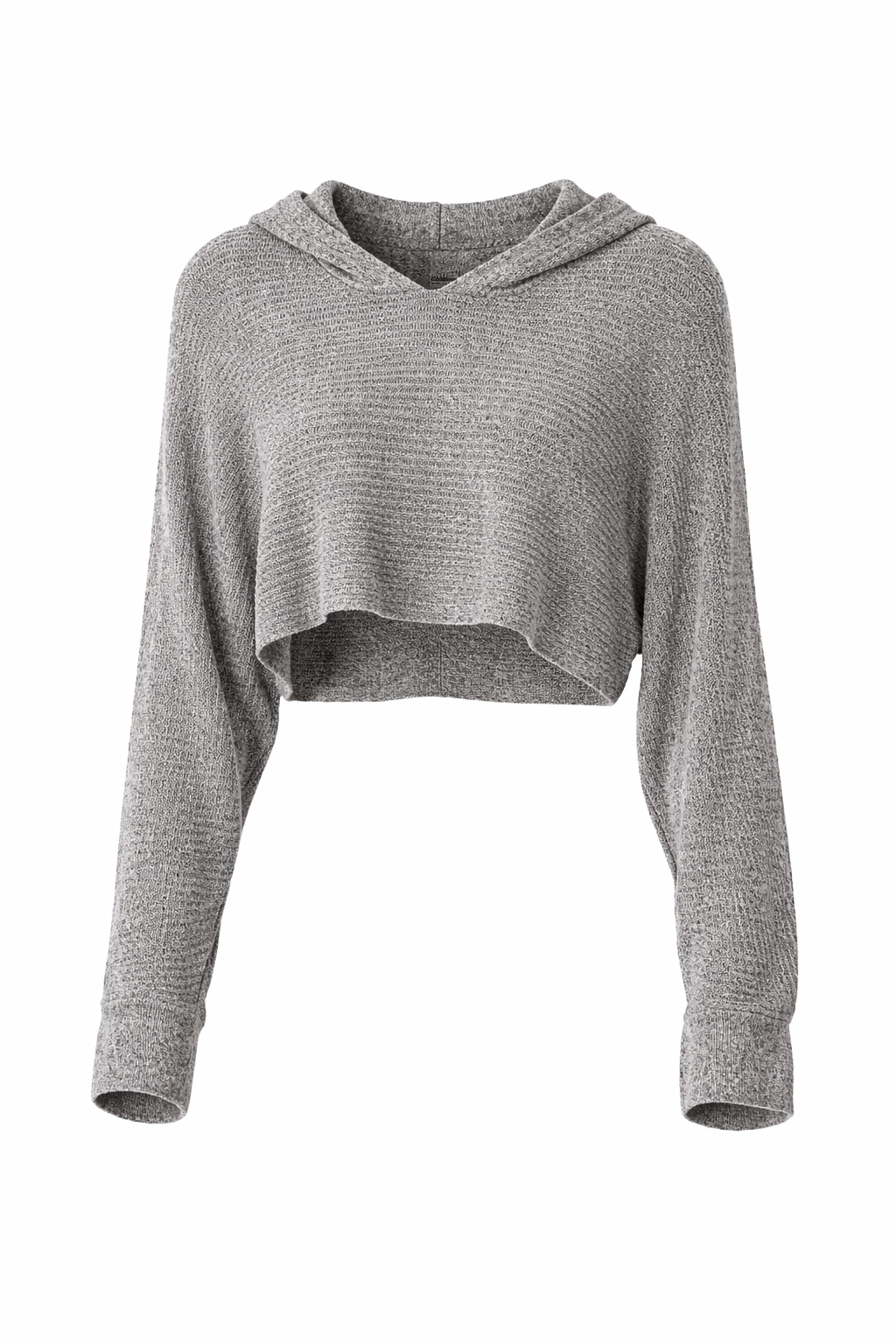 Long Sleeve Cropped Sweater Hoodie