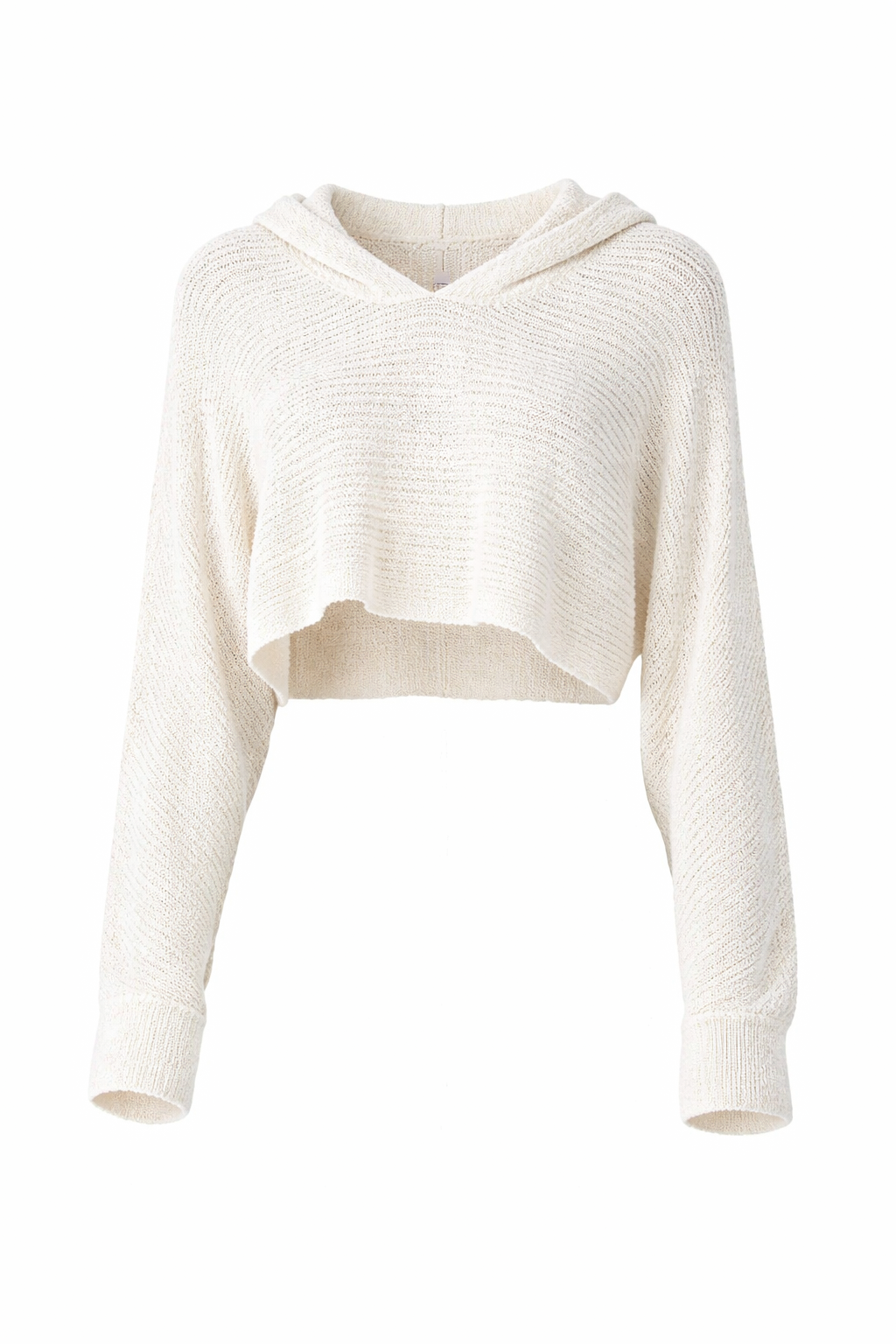 Long Sleeve Cropped Sweater Hoodie