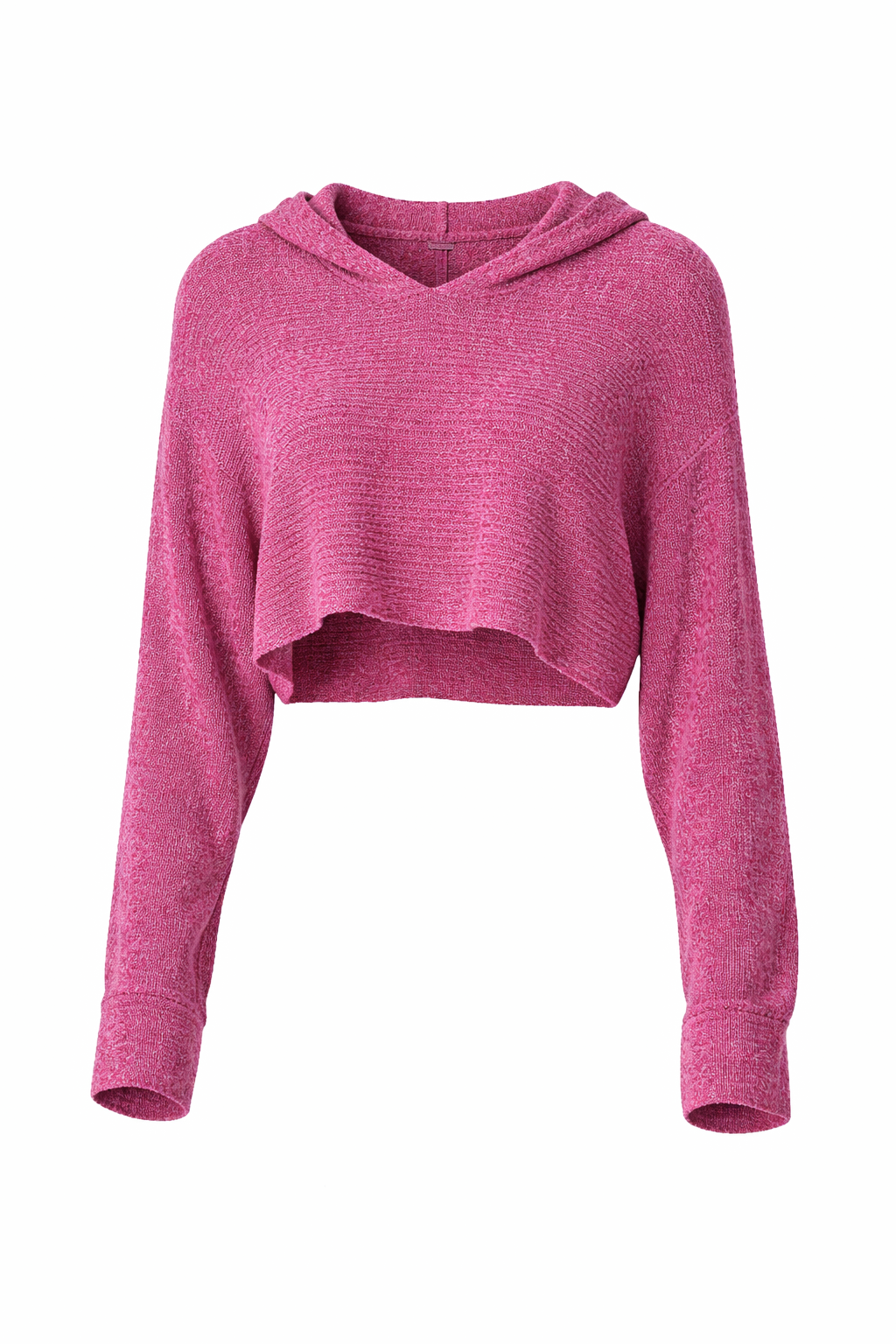 Long Sleeve Cropped Sweater Hoodie