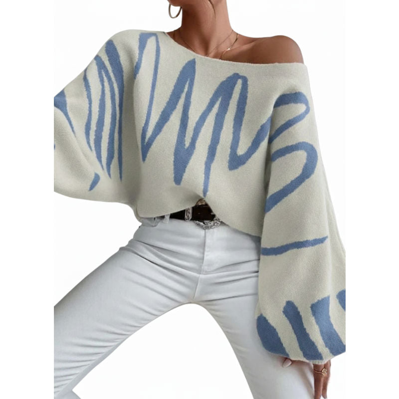 Oversized Balloon Sleeve Sweater