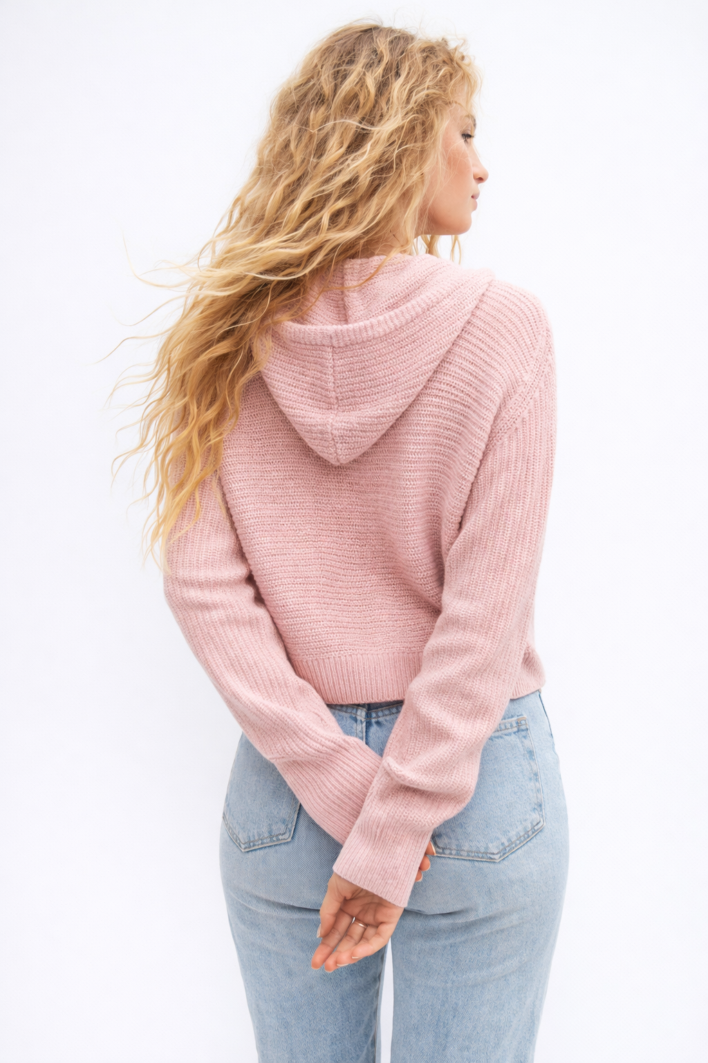 V Neck Knit Sweater
