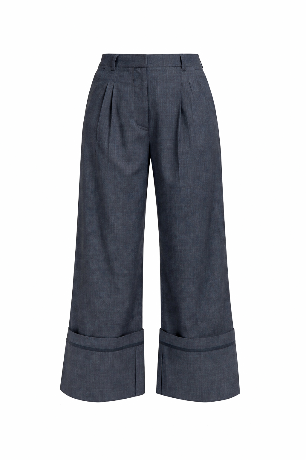 Fold Over Pleated Pants