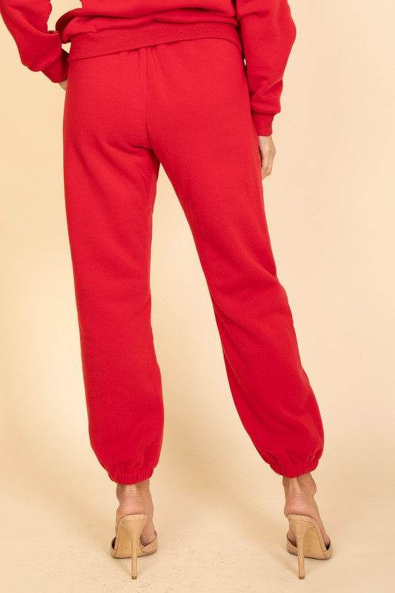 Drawstring Waist Sweatpants
