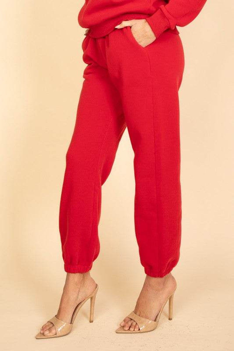 Drawstring Waist Sweatpants
