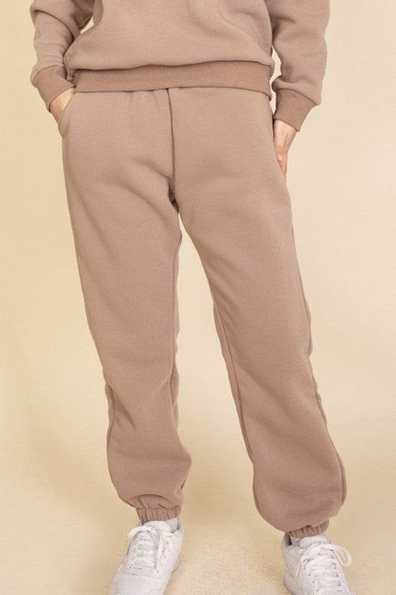 Drawstring Waist Sweatpants