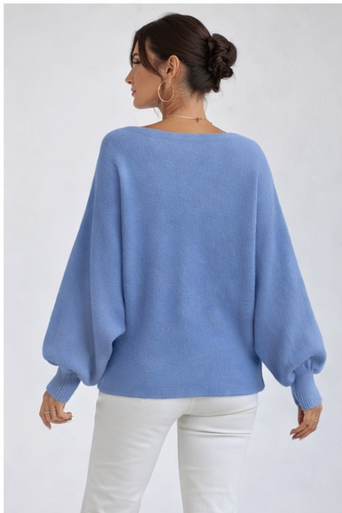 Oversized Balloon Sleeve Sweater