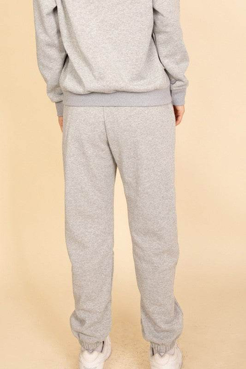 Drawstring Waist Sweatpants