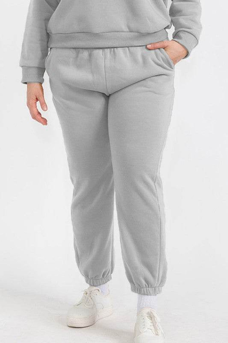 Plus Size Fleece Joggers