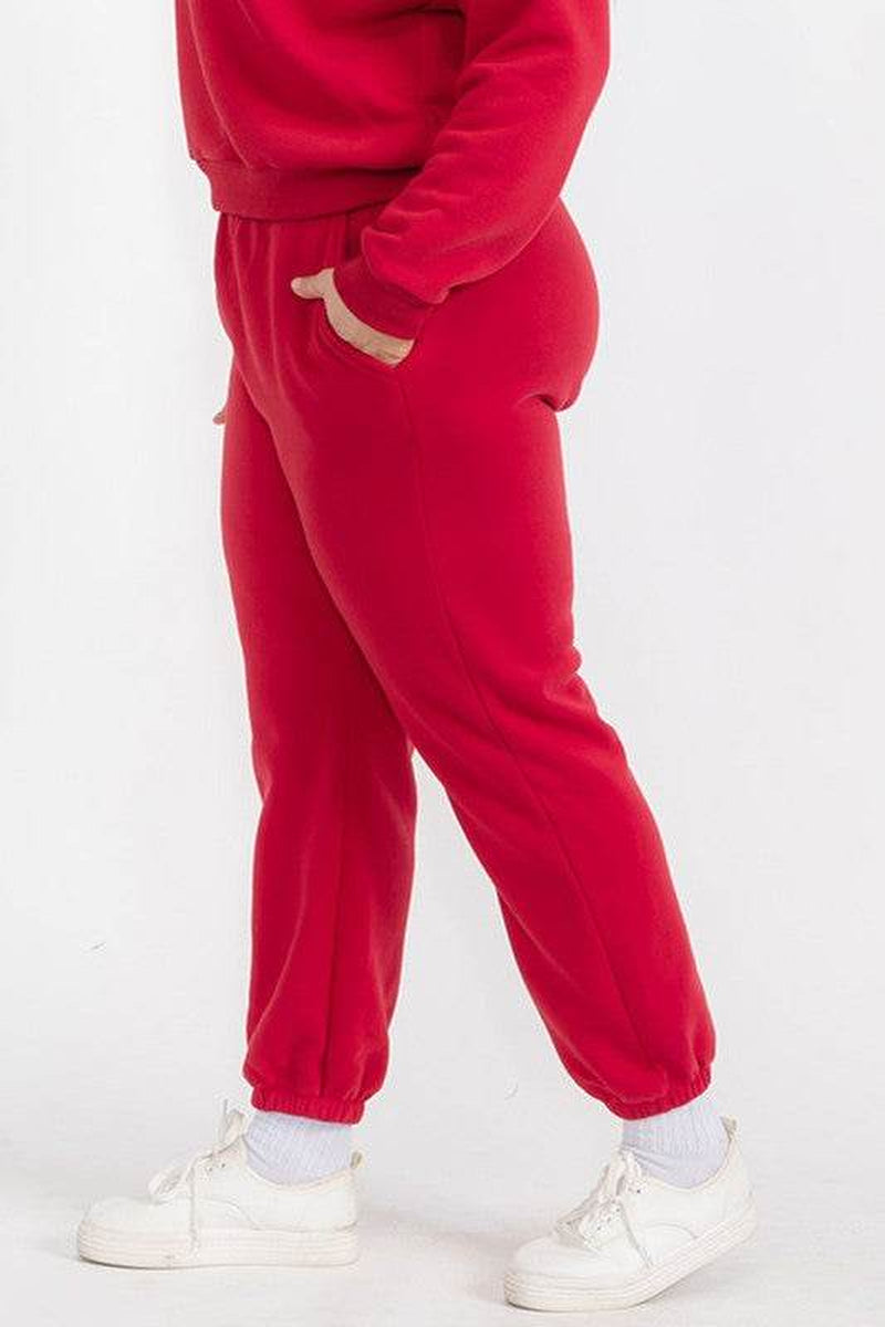 Plus Size Fleece Joggers
