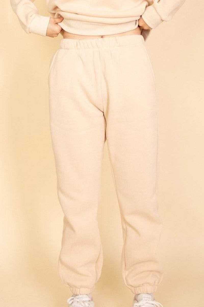 Drawstring Waist Sweatpants