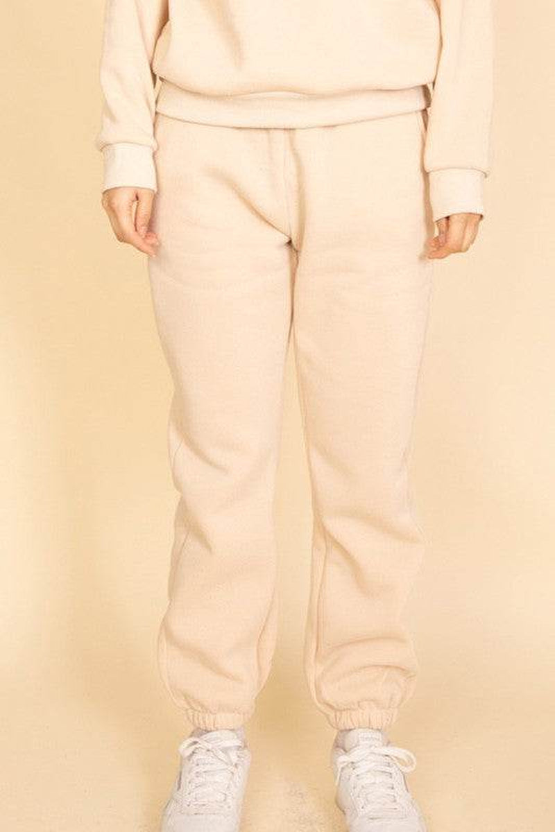 Drawstring Waist Sweatpants