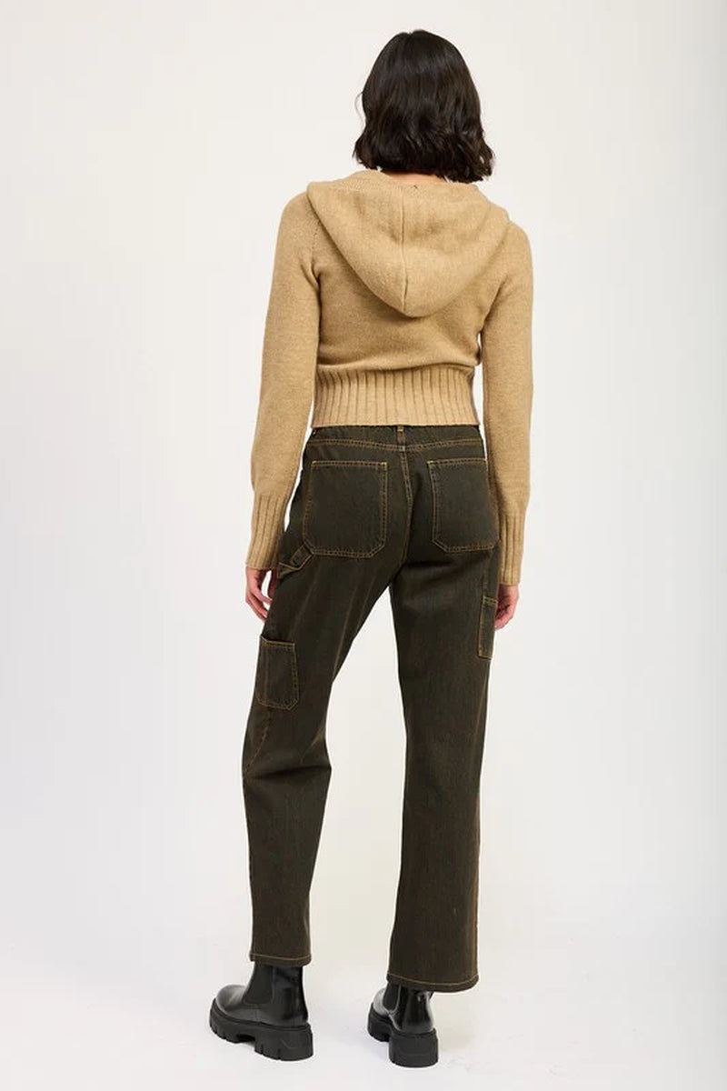 Women’s Cropped Zip Up Hoodie